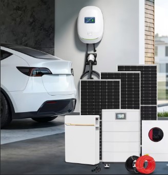 Residential EV Solar Plant